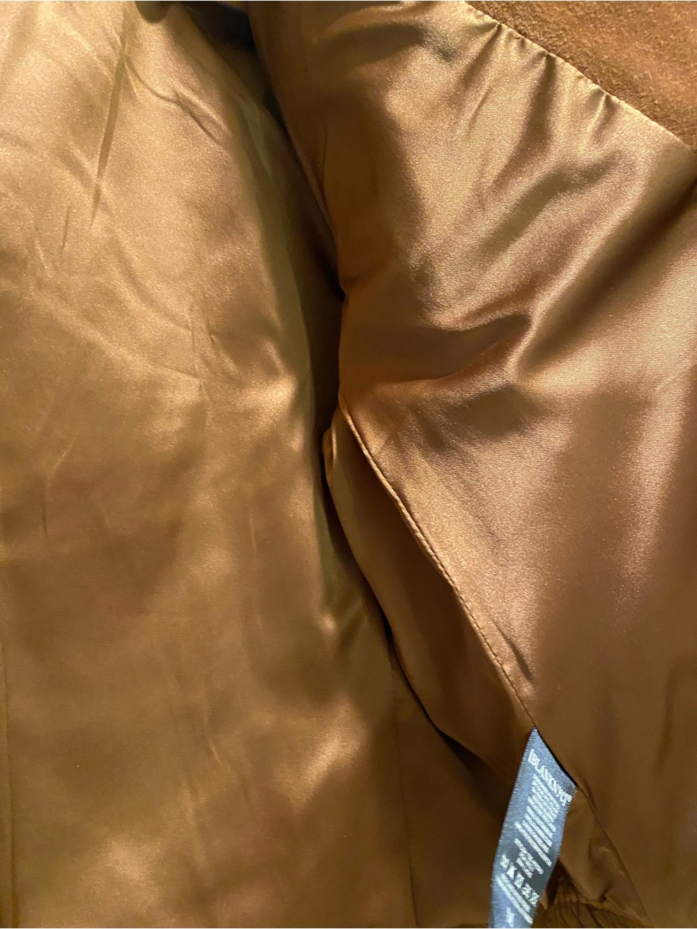 BlankNYC Whisky-Brown Suede Moto Jacket Size M Excellent Condition - Picture 7 of 12